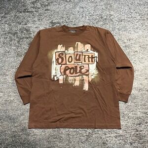 Vintage Southpole Shirt Long Sleeve Mens Large Brown Hip-Hop Skater Y2K 2000s
